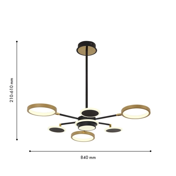 Подвесная светодиодная люстра F-Promo Hybrid 4687-7P
