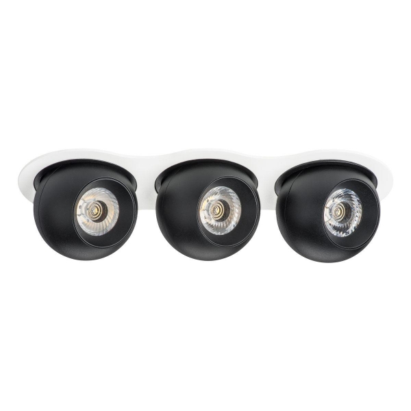 Комплект из светильника и рамки Lightstar Intero Ball (217636+217072+217072+217072) i636727272