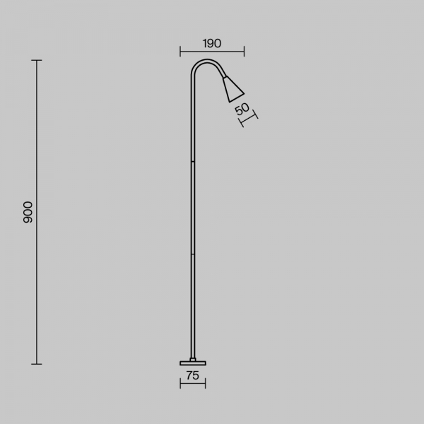 Ландшафтный светильник Maytoni Outdoor O531FL-L3B3K1