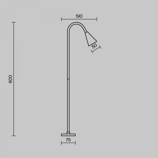 Ландшафтный светильник Maytoni Outdoor O531FL-L3B3K