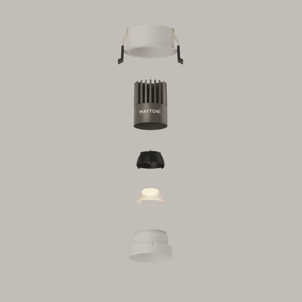 Встраиваемый светильник Maytoni Technical DL115-10W-3K-W