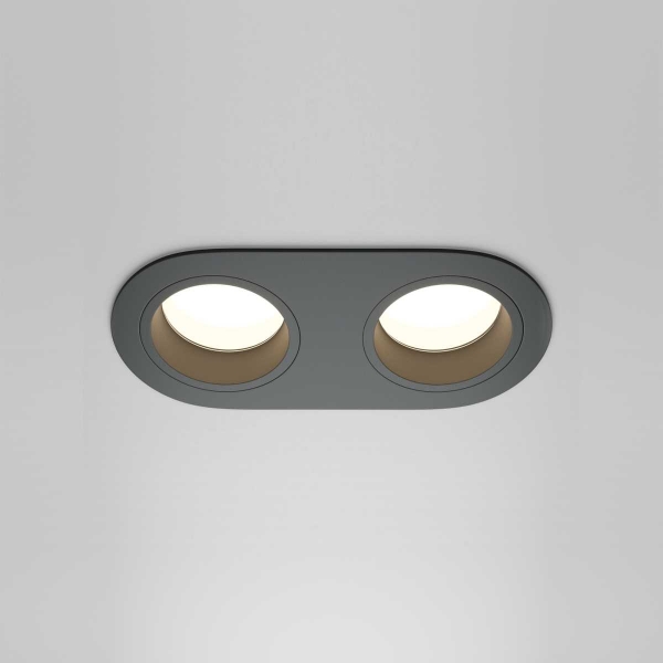 Встраиваемый светильник Maytoni Technical DL126-02-GU10-B