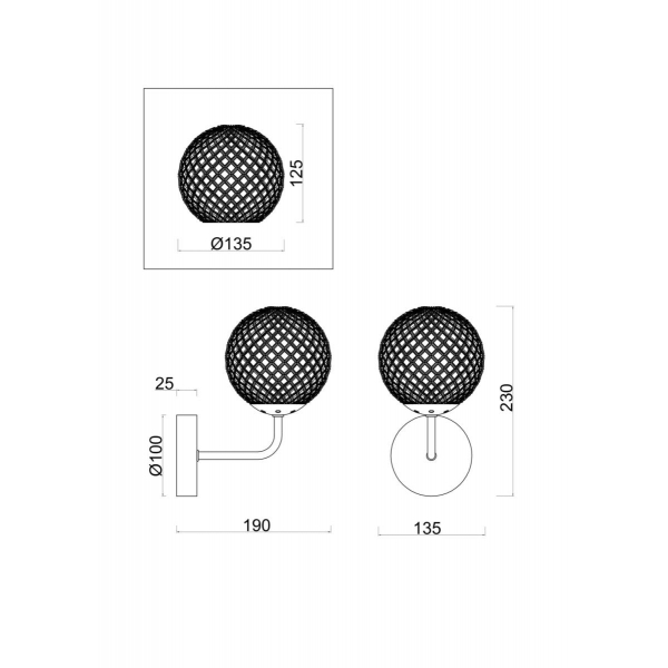 Бра Freya FR8016WL-01BBS