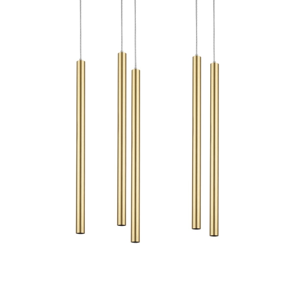 Комплект с подвесной люстрой Lightstar Tubo (574723+747243 (5шт) L5T747243