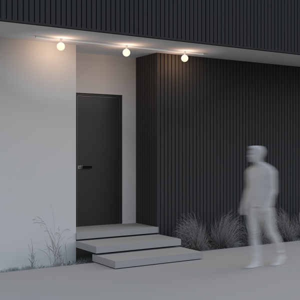 Уличный трековый светильник Maytoni Outdoor O-TR01-1-S-9WW3K