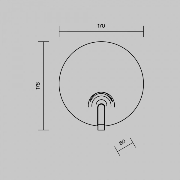 Бра Maytoni MOD481WL-L5BS3K