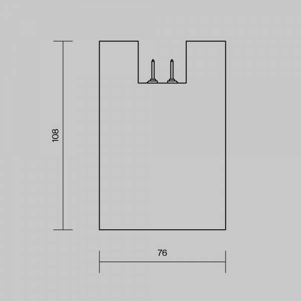 Уличный трековый светильник Maytoni Outdoor O-TR01-2-S-16WW3K