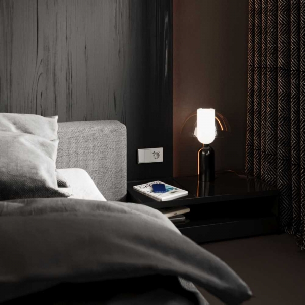 Перекрестный переключатель встраиваемый Voltum S70 двухклавишный 10А, (белый матовый) VLS020502