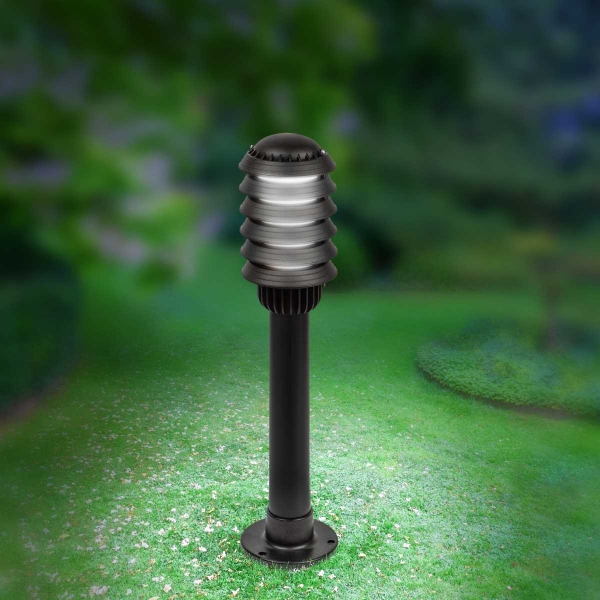 Садово-парковый светильник ЭРА «Поллар» НТУ 01-60-014 напольный черный IP54 Е27 max60Вт h650мм Б0057487