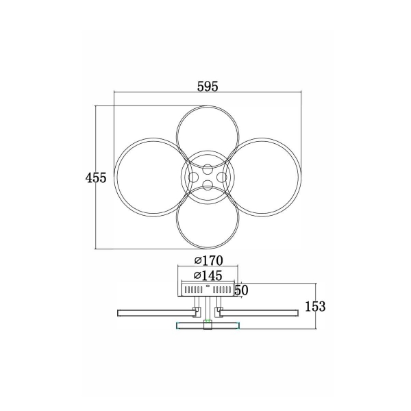 Потолочный светильник Freya FR10018CL-L40W