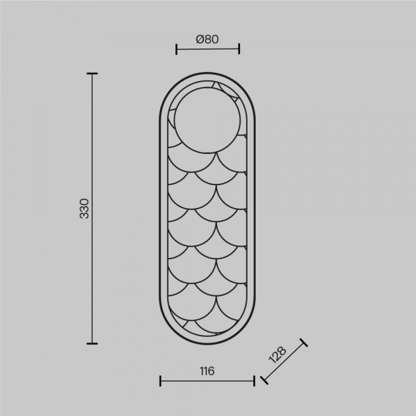 Бра Maytoni MOD473WL-L20BSK