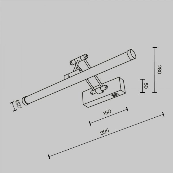 Подсветка Maytoni MIR268WL-L3B3K