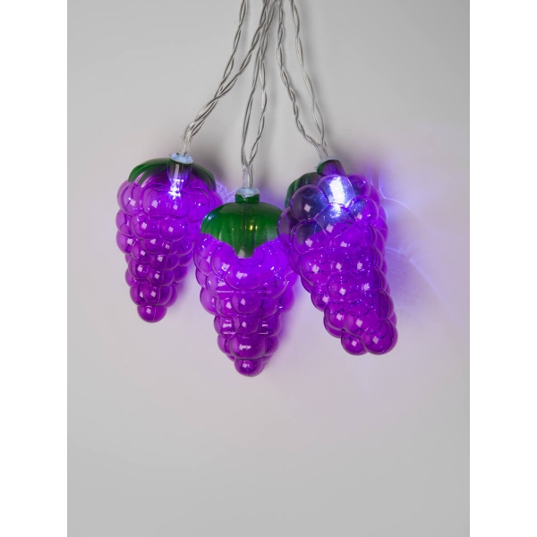 Светодиодная гирлянда Uniel Виноград белый ULD-S0400-010/STB/2AA White IP20 Grapes UL-00003392
