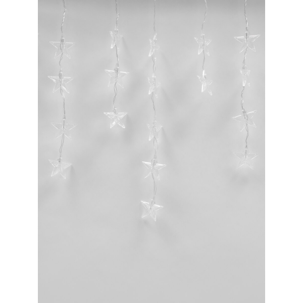 Светодиодная гирлянда Uniel занавес 220V белый ULD-E5505-196/DTK WHITE-BLUE IP20 STARS-1 UL-00001410