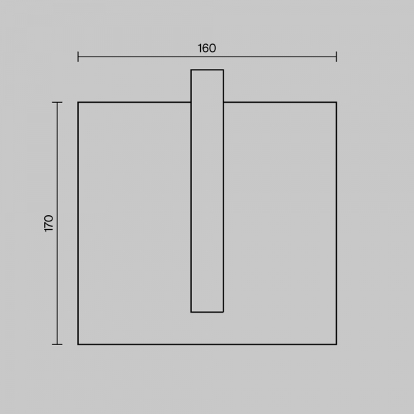Уличный настенный светильник Maytoni Outdoor O484WL-L6GF3K