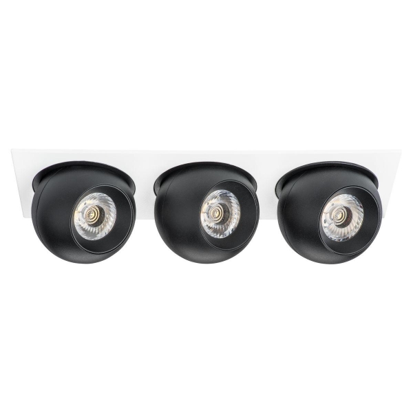 Комплект из светильника и рамки Lightstar Intero Ball (217536+217072+217072+217072) i536727272