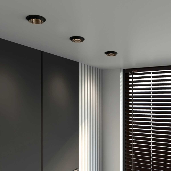 Встраиваемый светильник Elektrostandard 25007/01 GU10 чёрный a064251