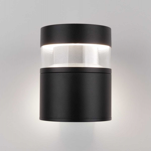 Уличный настенный светодиодный светильник Elektrostandard 1530 Techno Led чёрный a052244