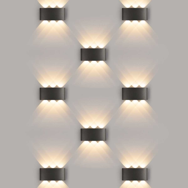 Уличный настенный светодиодный светильник Elektrostandard 1551 Techno Led черный a049671