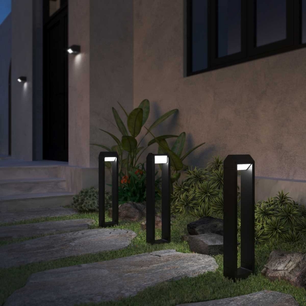 Уличный светодиодный светильник Elektrostandard Dors 35163/F черный a062881