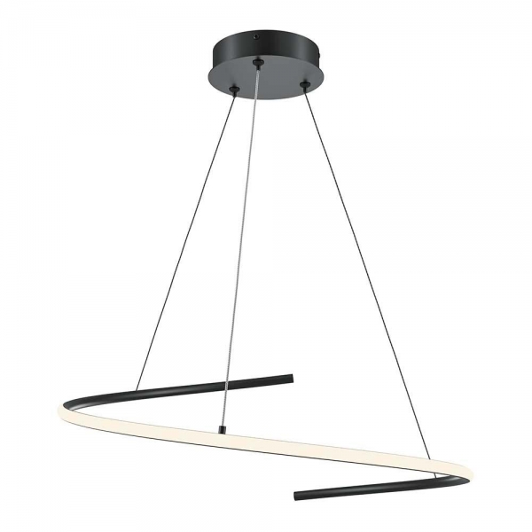 Подвесной светодиодный светильник Maytoni Curve MOD242PL-L33BK