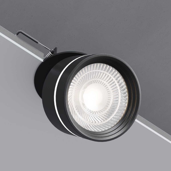 Встраиваемый светодиодный светильник Elektrostandard Stark 25035/LED 8W 4200K чёрный a062932