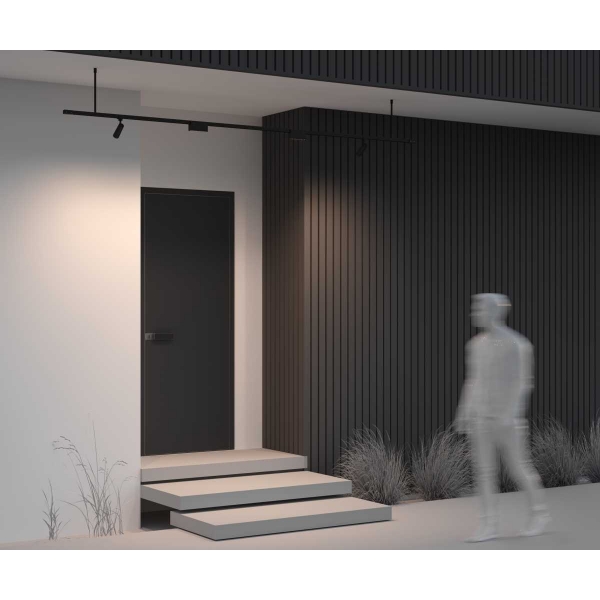 Жесткий подвес Maytoni Outdoor для уличной трековой системы Elasity IP O-TR001-HL-B300