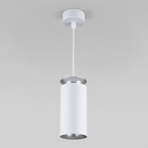 Подвесной светодиодный светильник Elektrostandard DLS021 9+4W 4200К белый матовый/серебро a045502