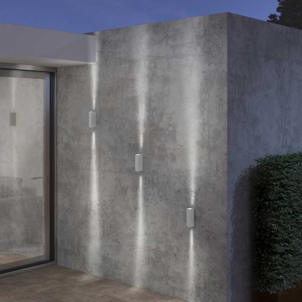 Уличный настенный светодиодный светильник Elektrostandard Blaze 35136/W серый a057051