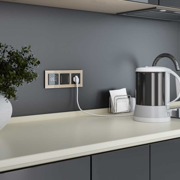 Терморегулятор сенсорный для теплого пола Werkel W1151208 черный 4690389176944