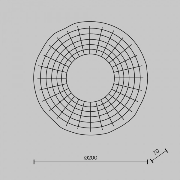 Настенный светодиодный светильник Maytoni Sparkle MOD343WL-L5BS3K2