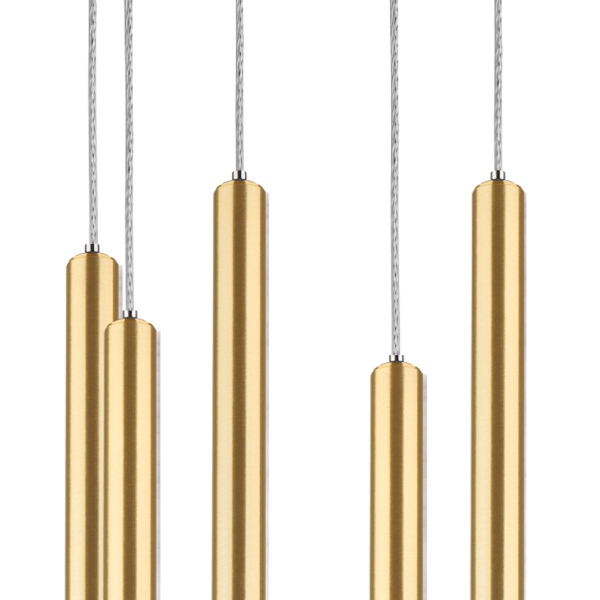 Комплект с подвесной люстрой Lightstar Tubo (574733+747243 (8шт) L8T747243