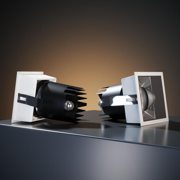 Встраиваемый светодиодный светильник Elektrostandard Inline 25091/LED 10W 4000K белый/хром a064614