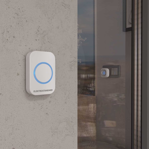 Звонок беспроводной Elektrostandard DBQ25M WL 36M IP44 белый a047175