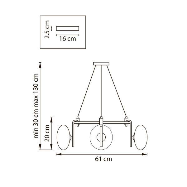 Люстра подвесная Gamma G9 Lightstar 737136