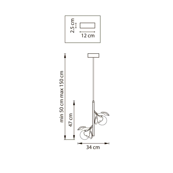 Подвес Ceramo BW Lightstar 799027