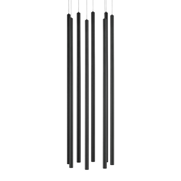 Комплект с подвесной люстрой Lightstar Tubo (574737+747447 (8шт) L8T747447