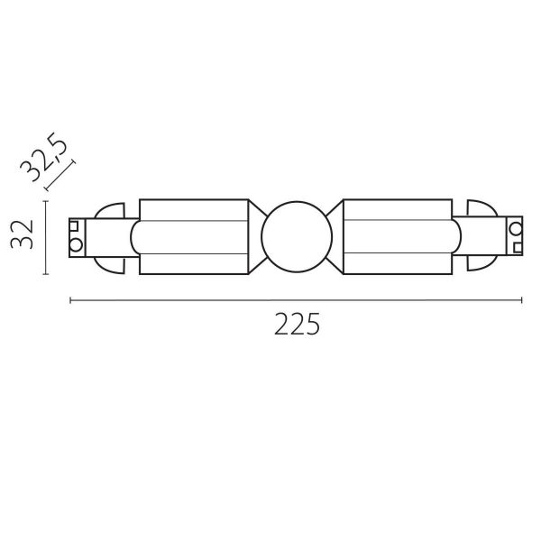 Соединение с меняющимся углом к треку 5040xx-(F)/(R) Quattro Lightstar 504156-FRPI