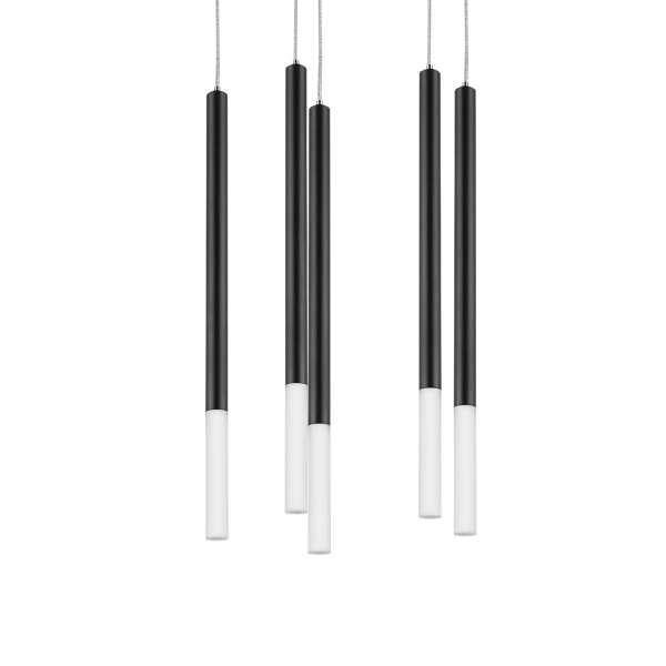 Комплект с подвесной люстрой Lightstar Tubo (574727+747147 (5шт) L5T747147