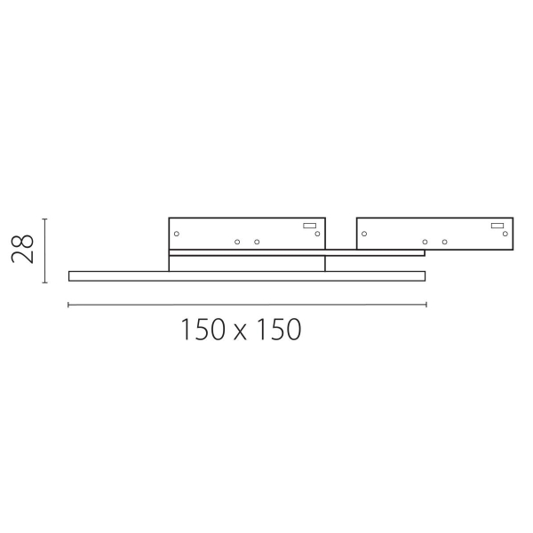 Светильник отраженного света 24V 5W 200° 4000K, черный Linea Lightstar 236147