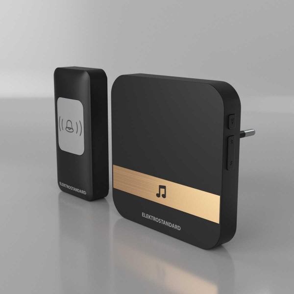 Звонок беспроводной Elektrostandard DBQ24M WL 52M IP44 черный a047172