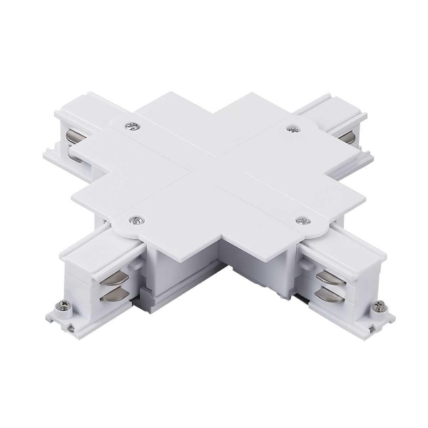 Соединение крестовое встраиваемое с подводом питания к треку 5030xx-R Quattro Lightstar 503146-R