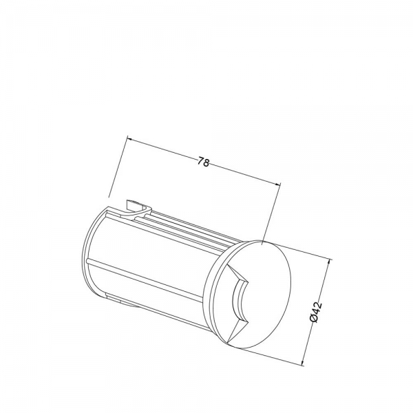 Ландшафтный светодиодный светильник Maytoni Flash O044DL-L1S3K