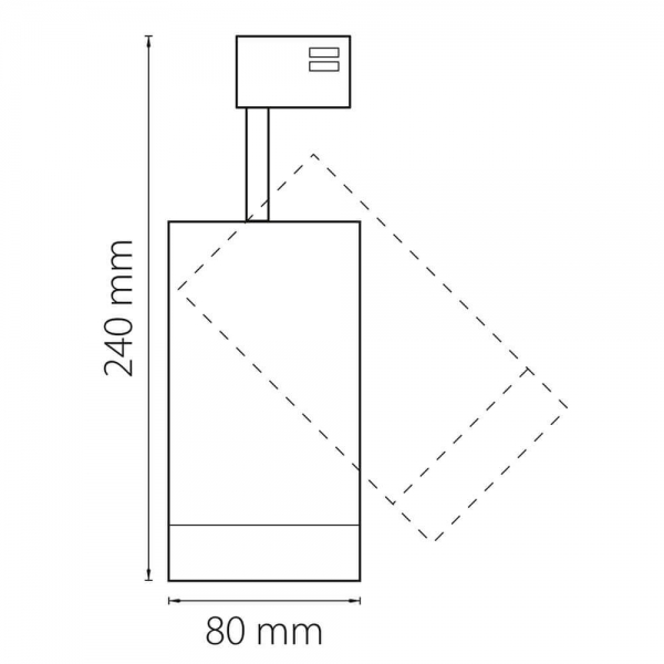 Трековый светодиодный светильник Lightstar Canno Led 303272