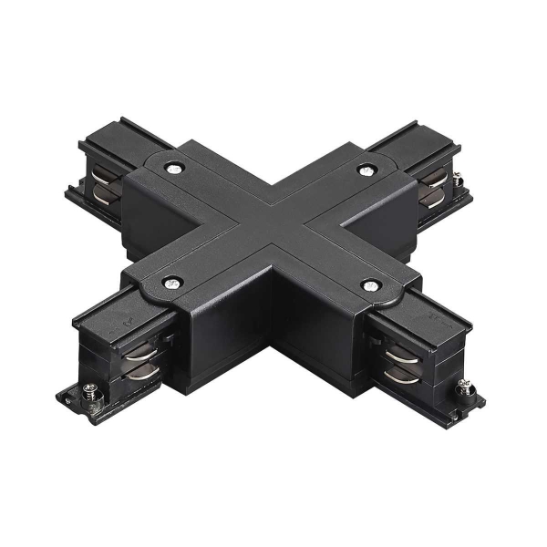 Соединение крестовое с подводом питания к треку 5040xx-(F)/(R) Quattro Lightstar 504147-FR
