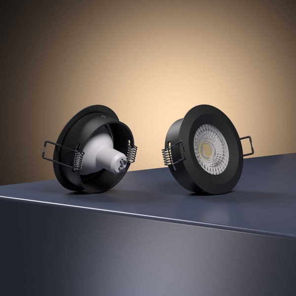 Встраиваемый светильник Elektrostandard 110 MR16 черный a053332