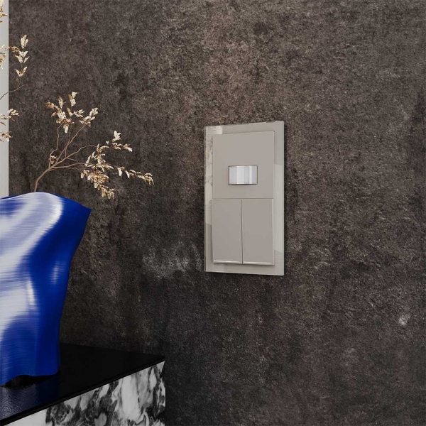 Датчик движения встраиваемый Voltum S70, (кашемир) VLS070503