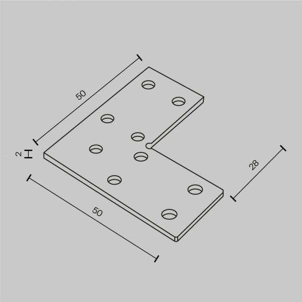 Соединитель угловой Maytoni Technical Exility TRA034CL-21