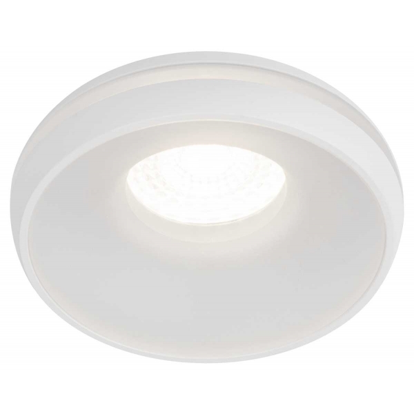 Светильник встраиваемый декоративный ЭРА DK100 WH под лампу MR16 GU5.3 белый Б0055588