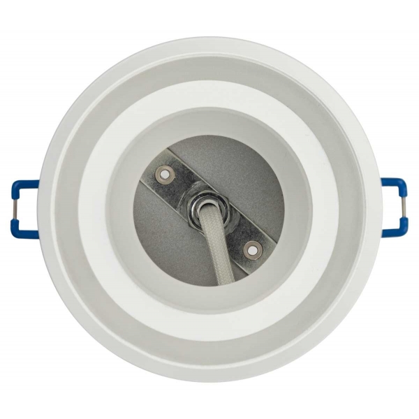 Светильник встраиваемый ЭРА DK114 WH под лампу GX53 поворотный белый Б0059789